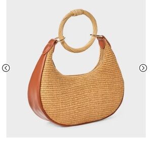 LIKE NEW Target Straw Bracelet Bag